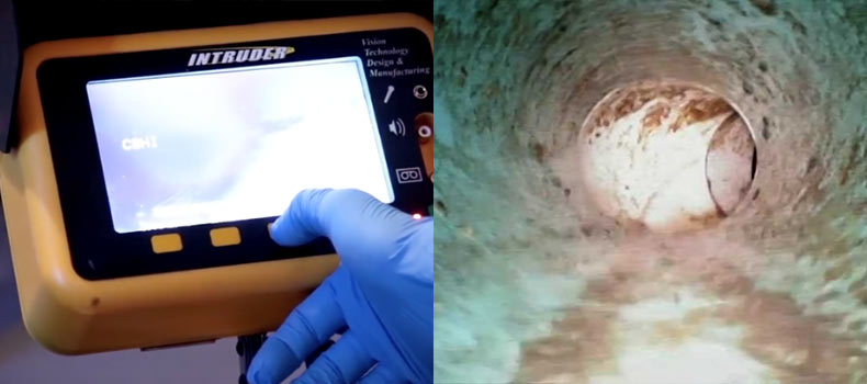 A sewer scope video inspection from Next Chapter Home Inspections